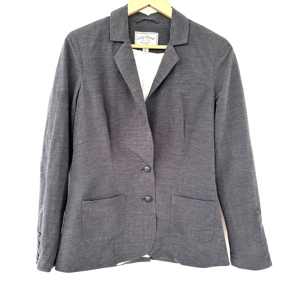 Lucky Brand fitted jacket, in 💯cotton, fully lined